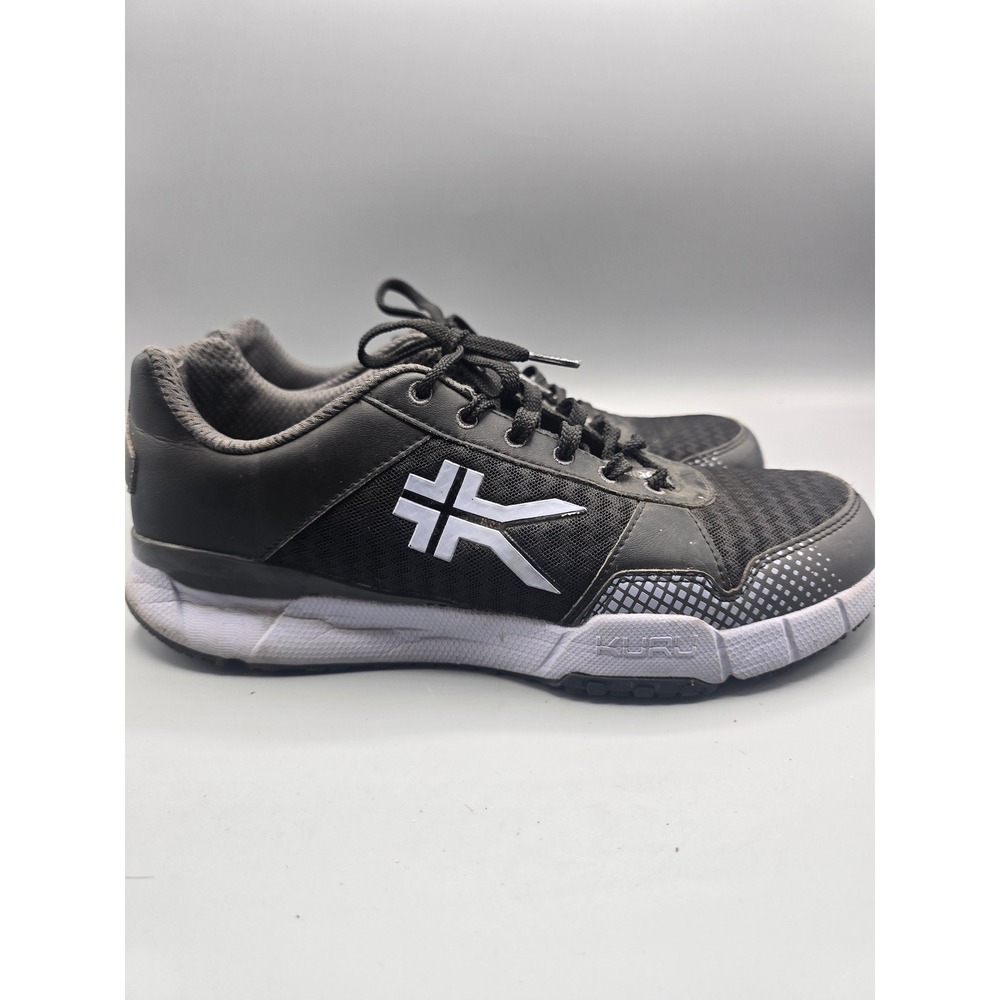 KURU Quantum Black White Athletic Walking Training Sneakers Shoes Womens Size 10 - Picture 4 of 15